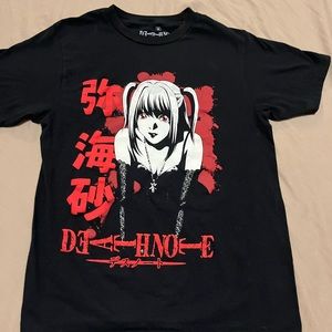 Hot Topic Misa Amane Death Note boyfriend fit t-shirt